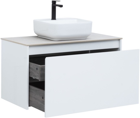Тумба под раковину Aquanet Nova Lite 90 белый (1 ящик)