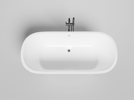 Ванна встраиваемая Salini ORNELLA AXIS 190x90 покраска по RAL полностью, S-Stone, матовый 103422MF