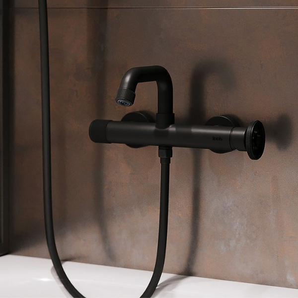 Смеситель для ванны черный IDDIS Grange GRABLR2i02WA