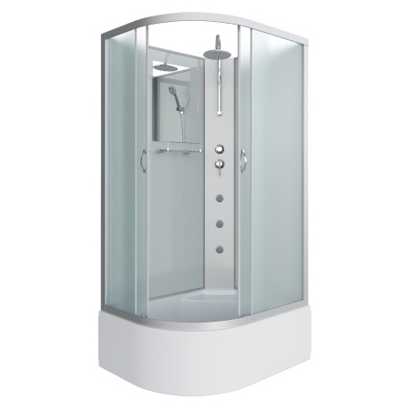 Душевая кабина Niagara Classic NG-2310-14RBKTG 120х80х200-240, высокий поддон 40 см, стекло матовое