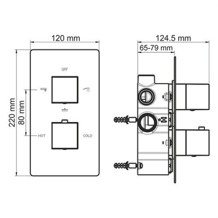 Смеситель для душа WasserKRAFT Alme 1544