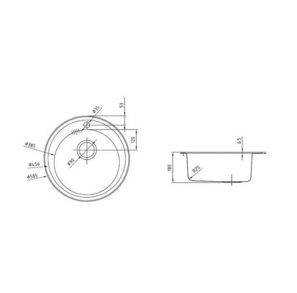 Мойка кухонная из нержавеющей стали IDDIS Suno SUN50P0i77
