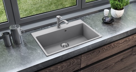 Кухонная мойка Ulgran Quartz Forte 760-05, бетон