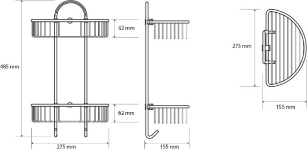 Мыльница для ванной Bemeta Cytro 146208242