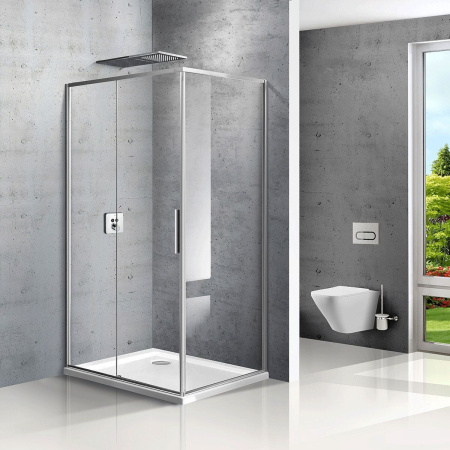 Душевой уголок Vincea Slim VSR-2SL9012CL-R, 1200*900, хром, стекло прозрачное, правый