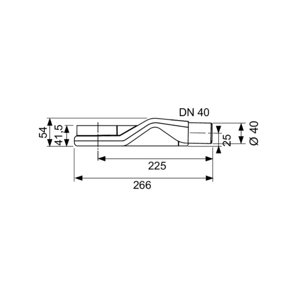 Сифон TECE TECEdrainline DN 40 0,5 л/с 650004