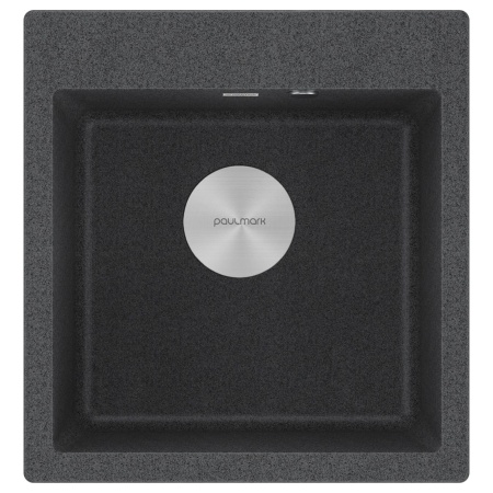 Мойка KANTE 50, IT-GRANIT, PM105152-DG, графит, 510х520, Paulmark