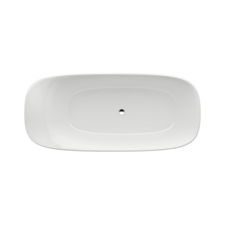 Ванна из материала Sentec Ino 180х80 см, свободностоящая, овальная 2.3030.2.000.000.1
