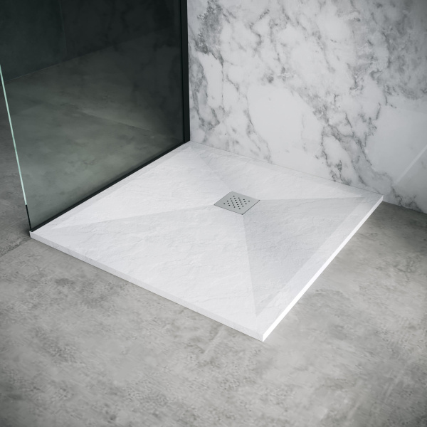 Поддон квадратный Grossman Strong GR-S19090Q белый 90x90x2.5