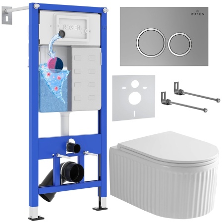 Комплект 6 в 1 RoxenBath StounFix Dual Fresh 968246 (состоит из: 710200, Santi 410260M, 530200-01)