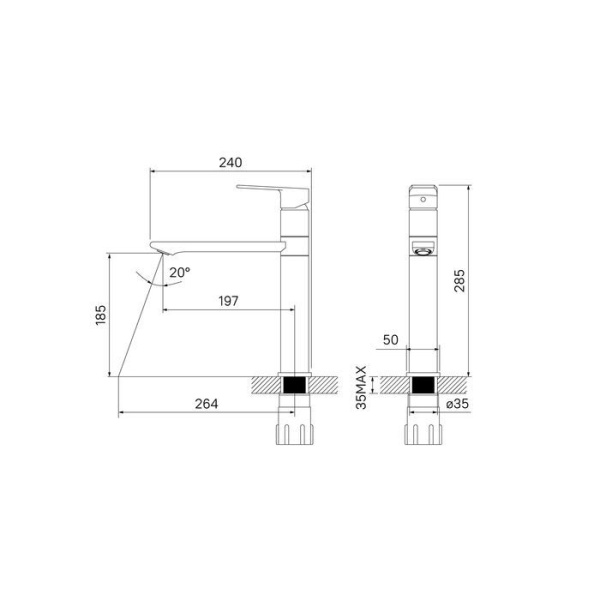 Смеситель для кухонной мойки IDDIS Edifice EDISB00i05