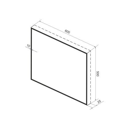 Зеркало с фоновой LED-подсветкой Wellsee 7 Rays' Spectrum 172200820