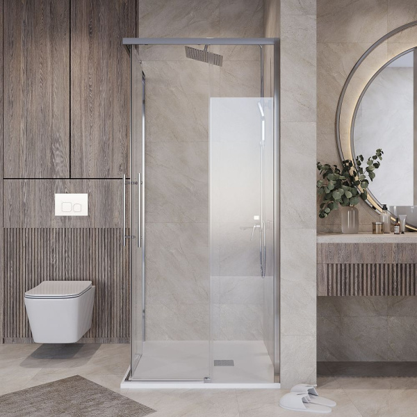 Душевое ограждение  Niagara Nova  NG-6629-34 (90*90*195) квадрат, двери раздвижные