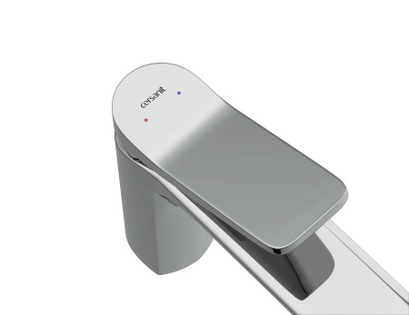 Смеситель для раковины Cersanit ODRA однорычажный клик клак, 63050