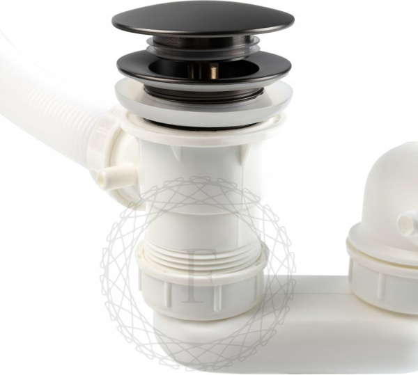 Сифон для ванны автоматический FILARETE FL90 (Графит)