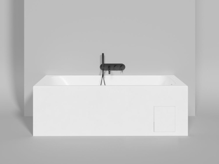 Ванна встраиваемая Salini ORLANDA 180x80, S-Sense, глянцевый белый 102012G