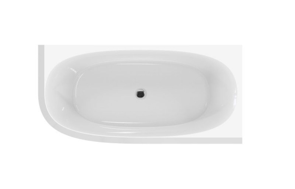 Акриловая ванна угловая правосторонняя CEZARES CZR-LUX-CORNER-165-80-58-R