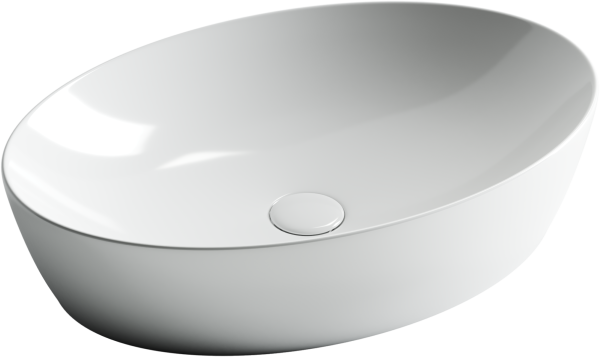 Умывальник Ceramicanova чаша накладная овальная Element 420x385x145мм