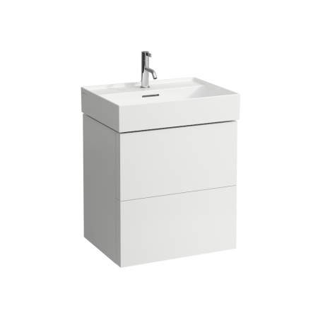 Подвесная раковина Kartell by laufen 60х46х12 см, 1 отверстие для смесителя, SaphirKeramik, с отв. под смеситель 8.1033.3.000.104.1