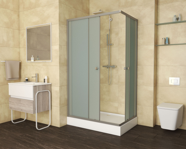 Душевой уголок Niagara Eco NG-018-14Q (1000х800х1950) низкий поддон