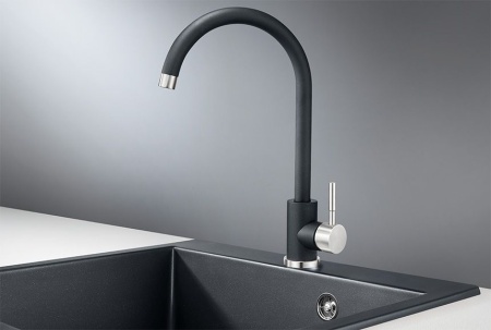 Смеситель для кухни Granula Standart ST-4031 шварц