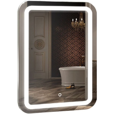 Зеркало Silver Mirrors Malta 550x800 ФР-00001215 со встроенным светильником, сенсорный выключатель, подогрев