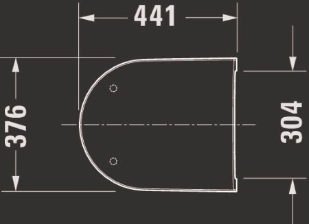 Сиденье для унитаза Duravit D-Neo 0021690000