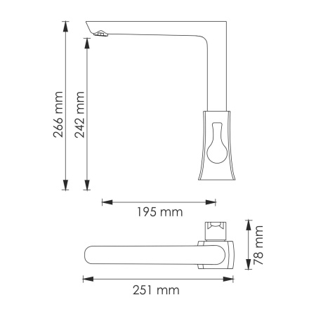 Смеситель для кухонной мойки WasserKRAFT Berkel 4807