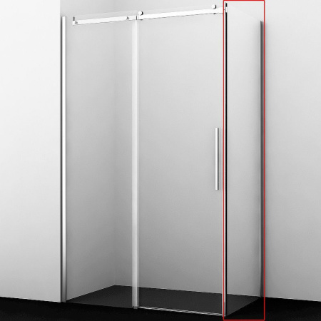 Душевая стенка WasserKRAFT Dinkel 58R10-RP100 / Alme 15R10-RP100 100 58R10-RP100/15R10-RP100