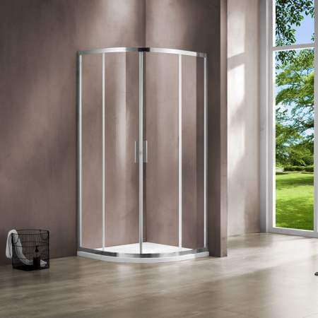 Душевой уголок Vincea Garda VSQ-1G900CL, 900*900, хром, стекло прозрачное