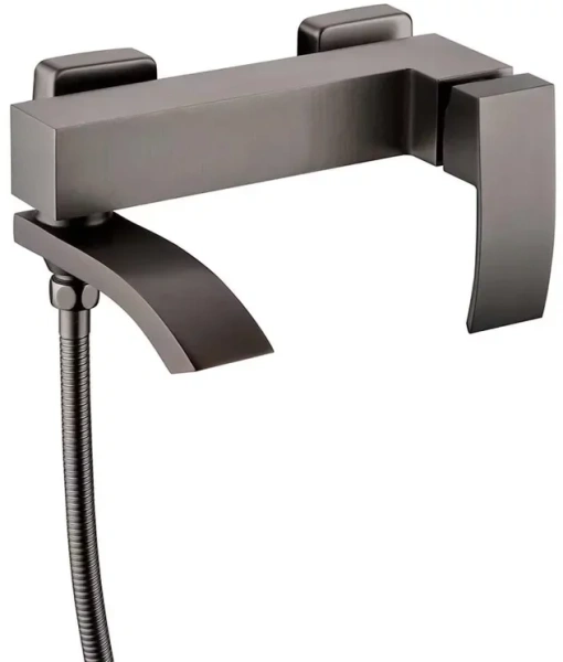 Смеситель для ванны с ручным душем Grocenberg GB8007 Графит