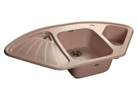 Кухонная мойка GranFest CORNER C-1040E светло-розовый