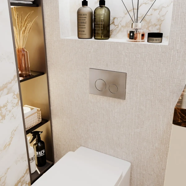 Комплект для подвесного унитаза 5 в 1 Lavinia Boho Relfix 77010035