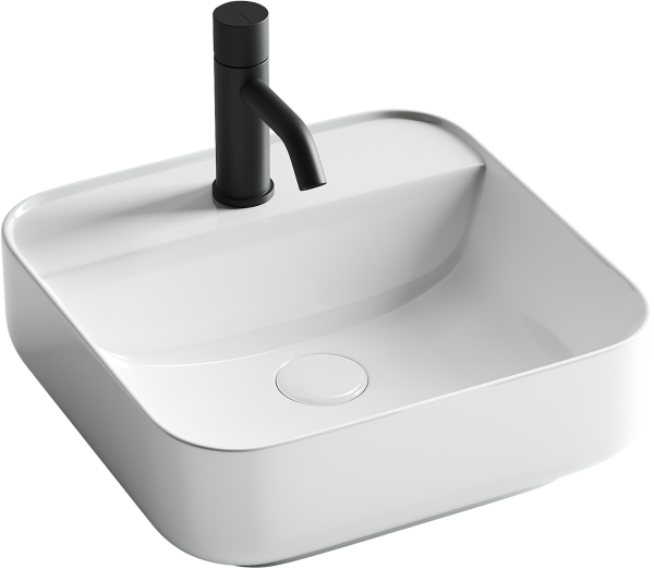 Умывальник Ceramicanova чаша накладная прямоугольная Element 590x390x160мм