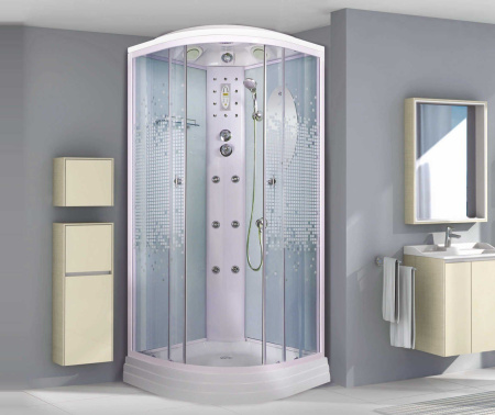 Душевая кабина Niagara Ultra NG-3012-01 120х120х220, низкий поддон 16 см, стекло мозаика