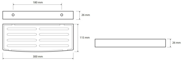 Мыльница для ванной Bemeta Cytro 102308081