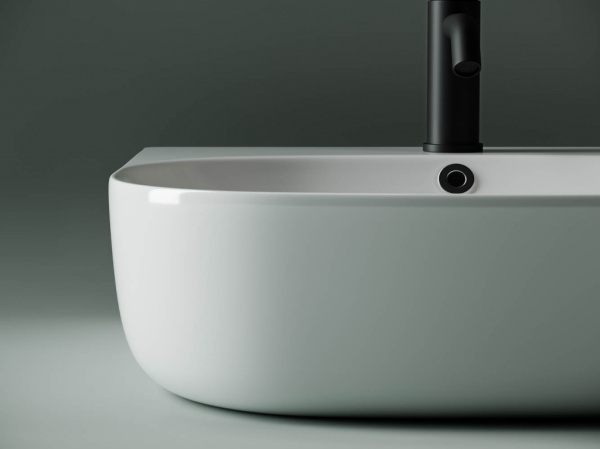 Умывальник Ceramicanova чаша накладная овальная Element 480x350x130мм