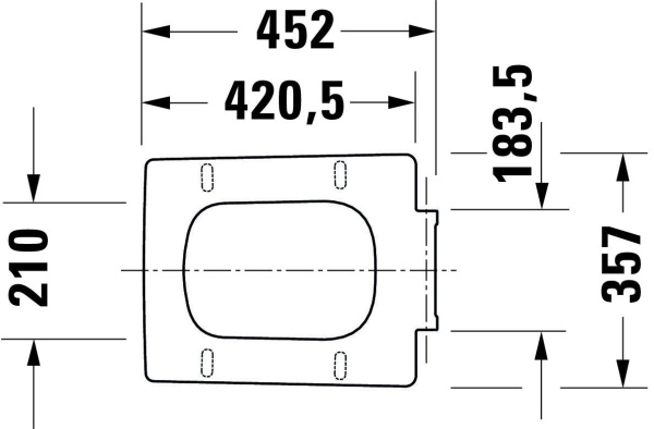 Сиденье для унитаза Duravit Viu 0021190000