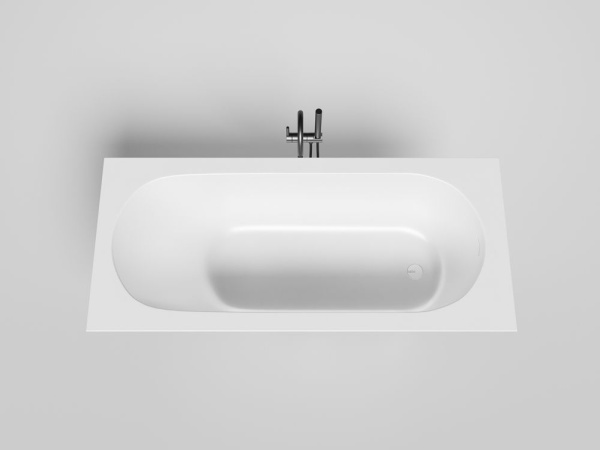 Ванна встраиваемая Salini ORNELLA KIT 180x80 покраска по RAL полностью, S-Sense, матовый 102412MF