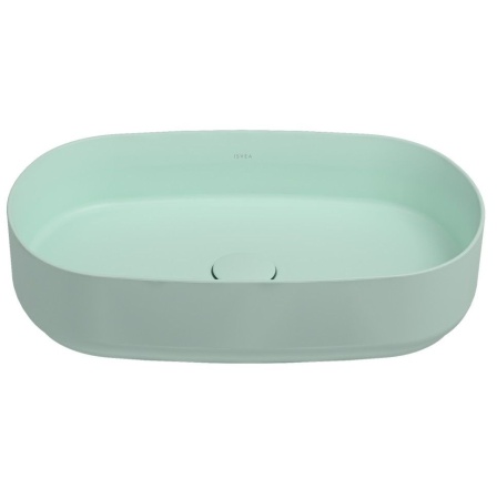 Раковина ISVEA Infinity накладная 550*360*120 цвет мятно-зеленый матовый 10NF65055SV-2T