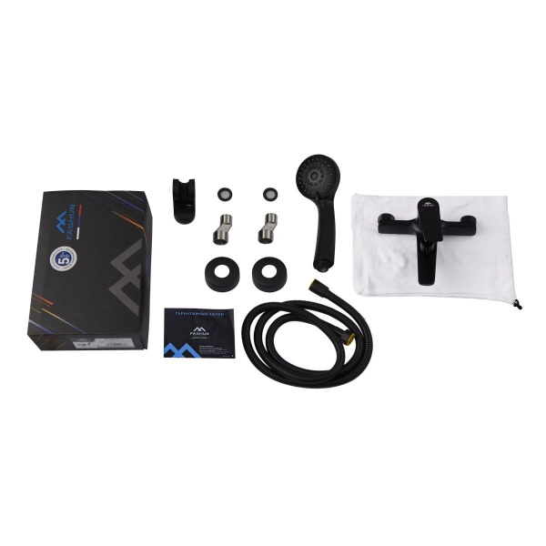 Смеситель для ванны FASHUN A3286-7, черный