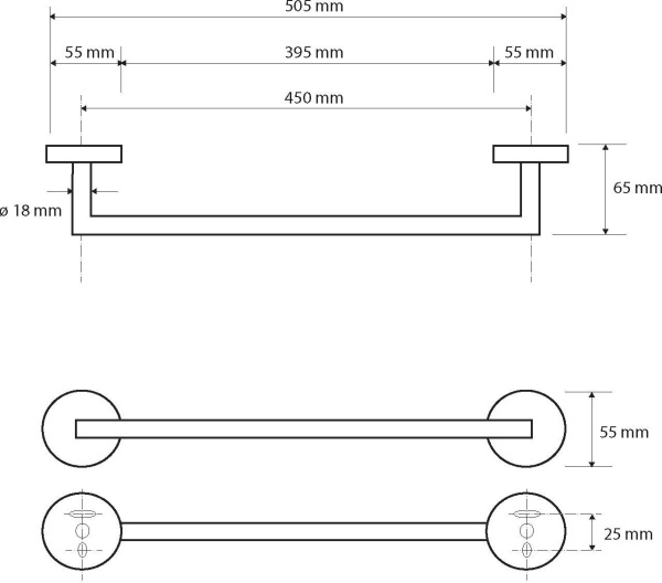 Полотенцедержатель Bemeta Coral 158204022