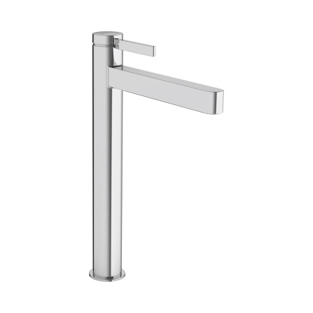 Hansgrohe Finoris Смеситель для раковины однорычажный 110 со сливным клапаном Push-Open черный матовый 76070670