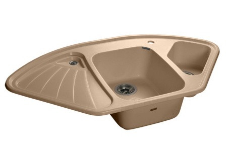 Кухонная мойка GranFest CORNER C-1040E топаз