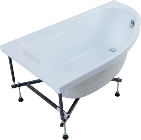 Акриловая ванна Aquanet Mia 140x80 L (с каркасом)