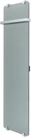 Полотенцесушитель электрический Allen Brau Infinity 160x44 с рейлингом и креплением, серебро браш