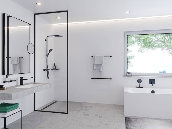 Hansgrohe AddStoris Двойной крючок для полотенец хром 41755000