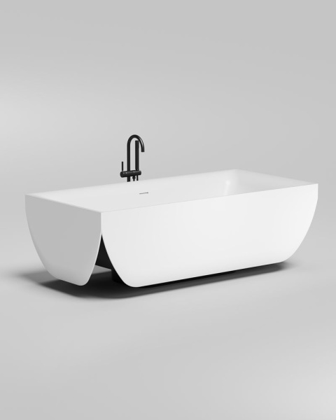 Ванна отдельностоящая Salini ARIA 190х90, S-Stone, матовый цветной RAL любой 1051201MN