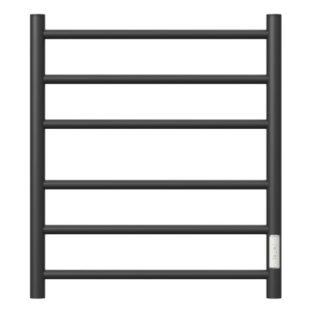 Полотенцесушитель электрический Point PN10856B П6 500x600 диммер справа, черный