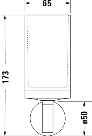 Стакан Duravit Starck T 0099314600 черный